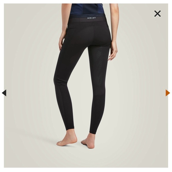 Ariat Ascent Half Grip Riding Tights - Picture 2 of 7